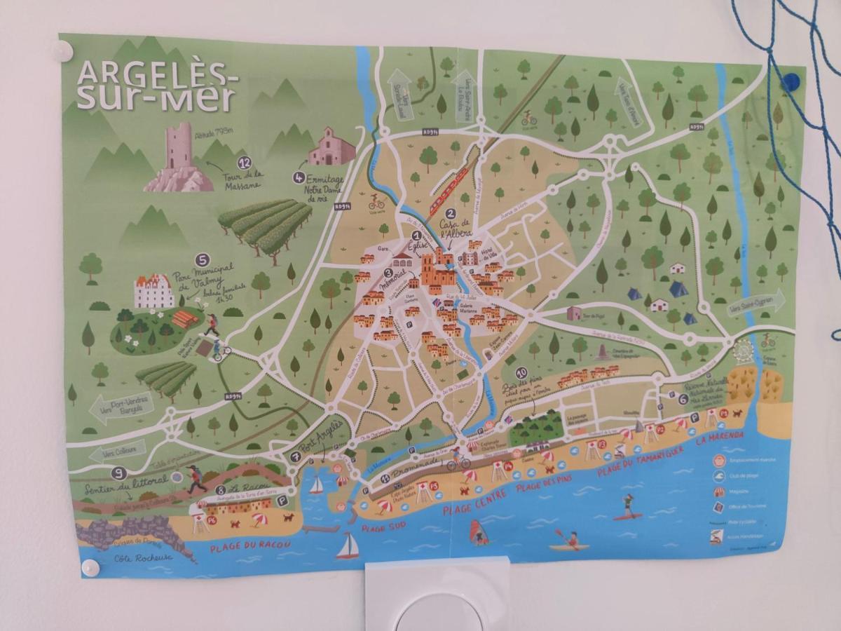 Bienvenue A La Plage ! Argeles-sur-Mer Bagian luar foto